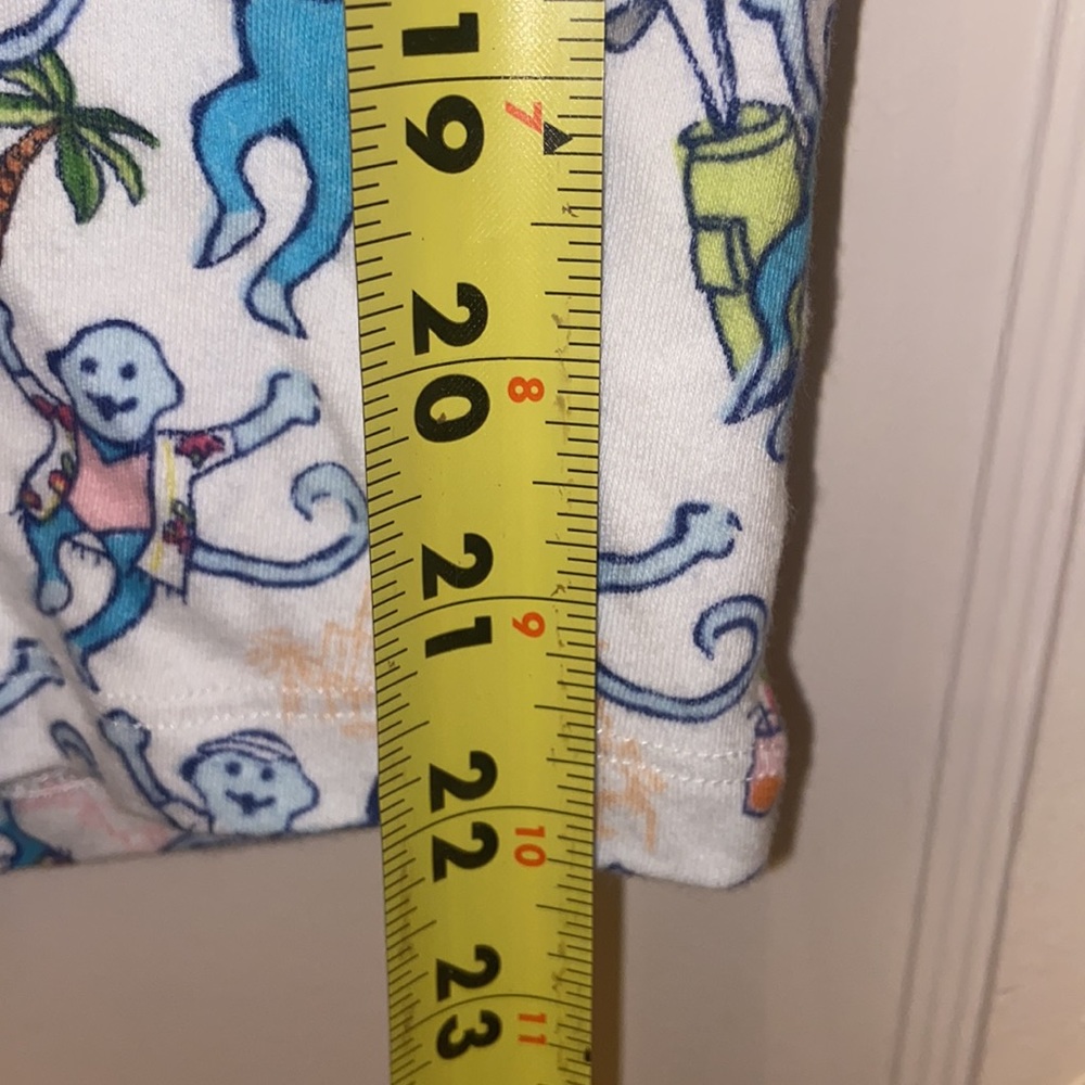 NEW ROLLER RABBIT PALM BEACH MONKEY POLO PAJAMAS TOP SZ M FLORIDA Preppy COTTON - Picture 13 of 14